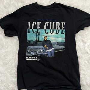 Black Ice Cube Graphic T-Shirt
